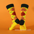 colorful 6pcs men dress gift boxed socks